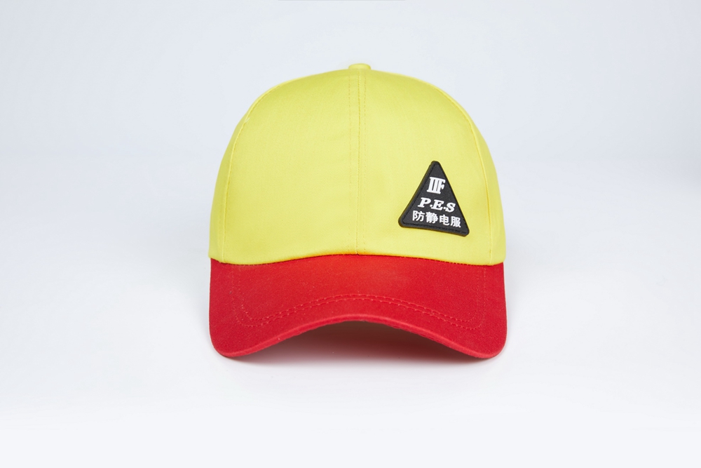 防靜電加油站撞色鴨舌帽