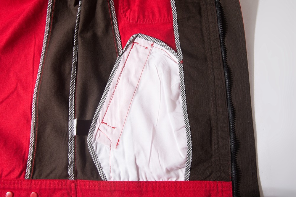 全棉春秋工作服細節(jié)展示