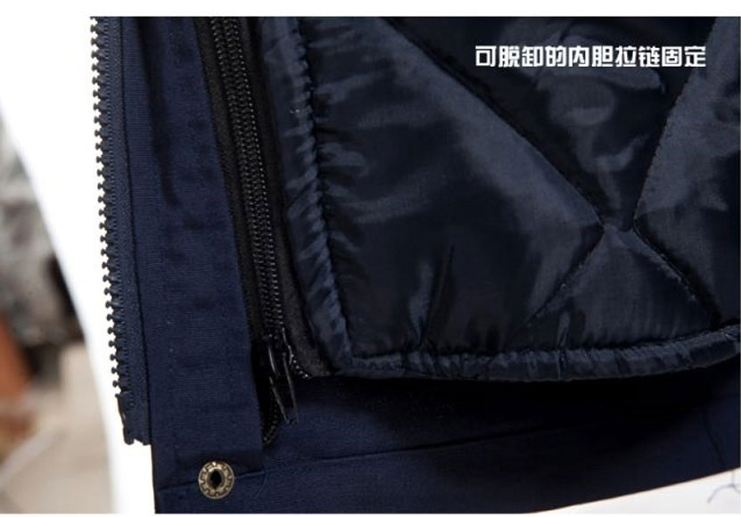 可定制棉服工裝內里展示