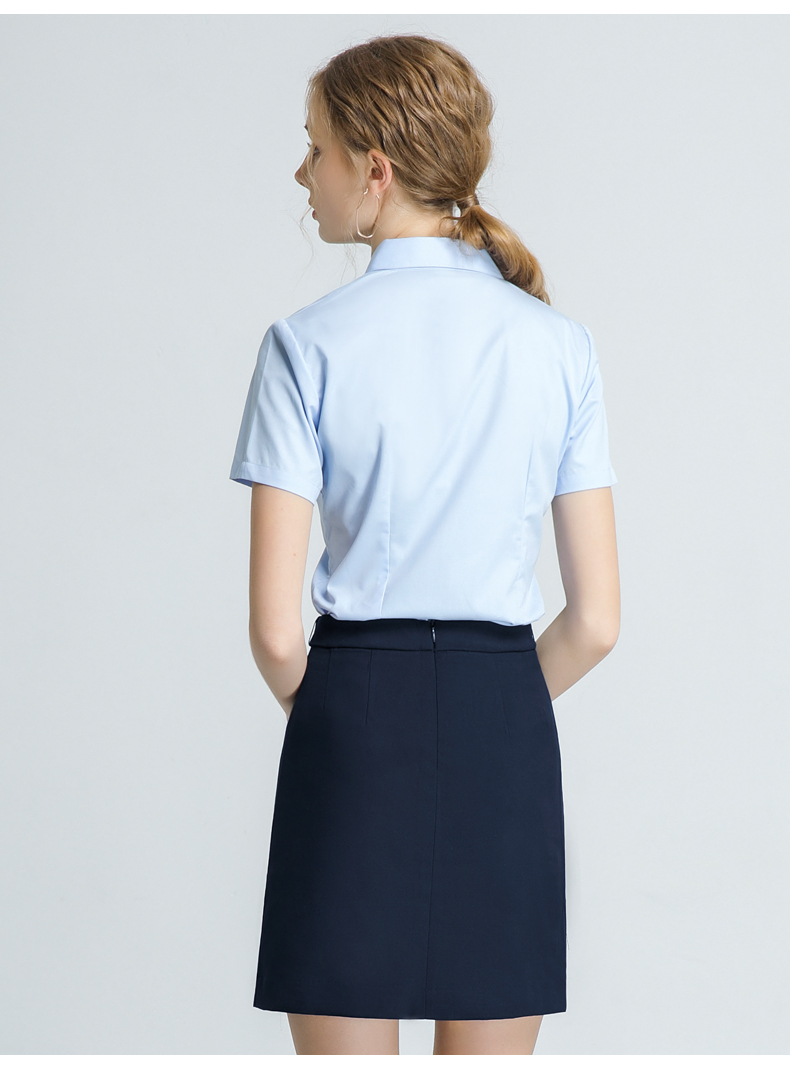 藍色女士襯衫