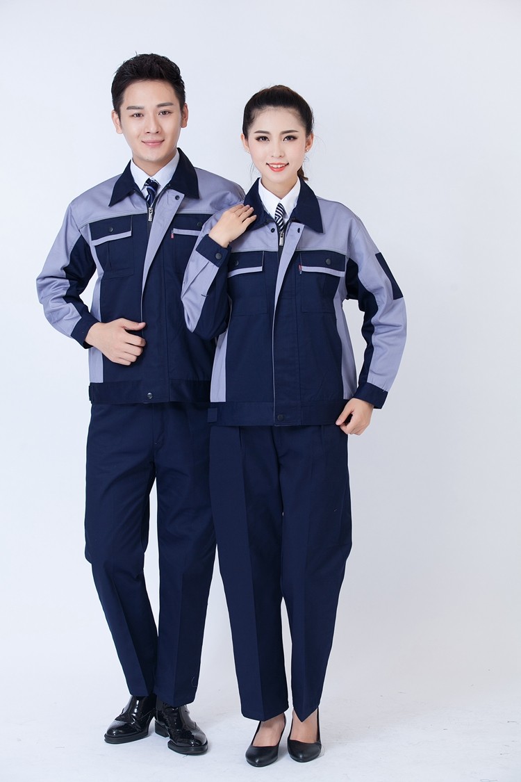 春秋長袖滌棉工作服