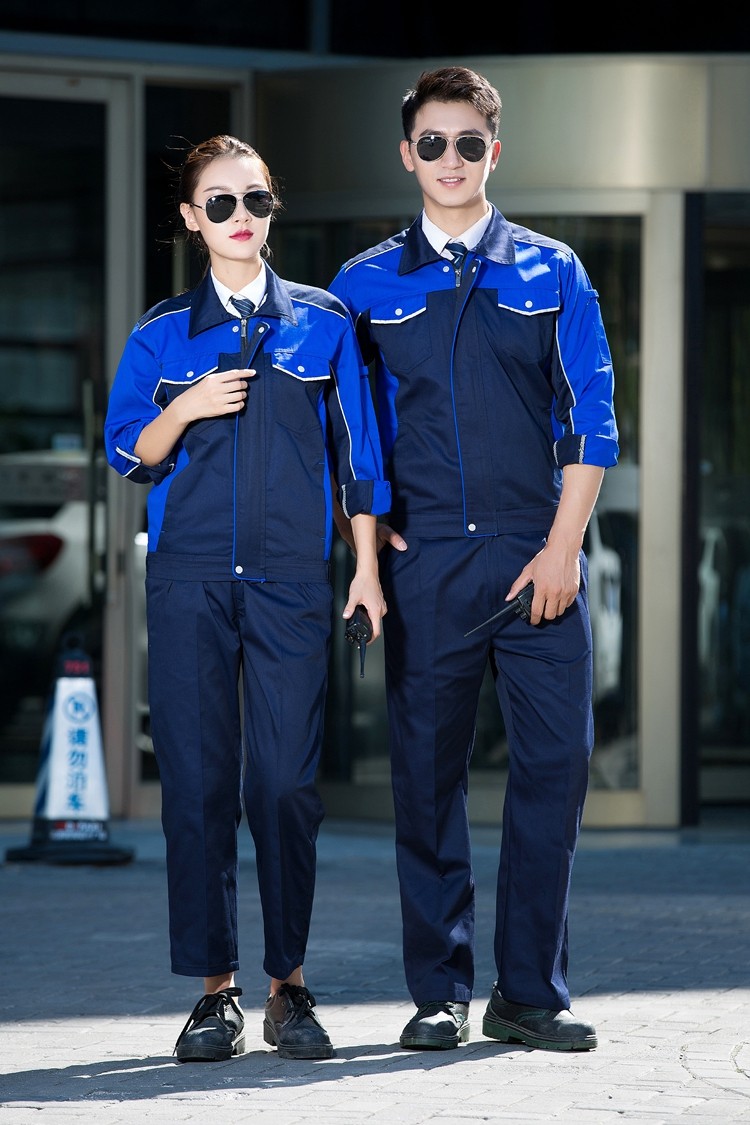 滌棉長袖工作服定做 滌棉長袖工作服定做