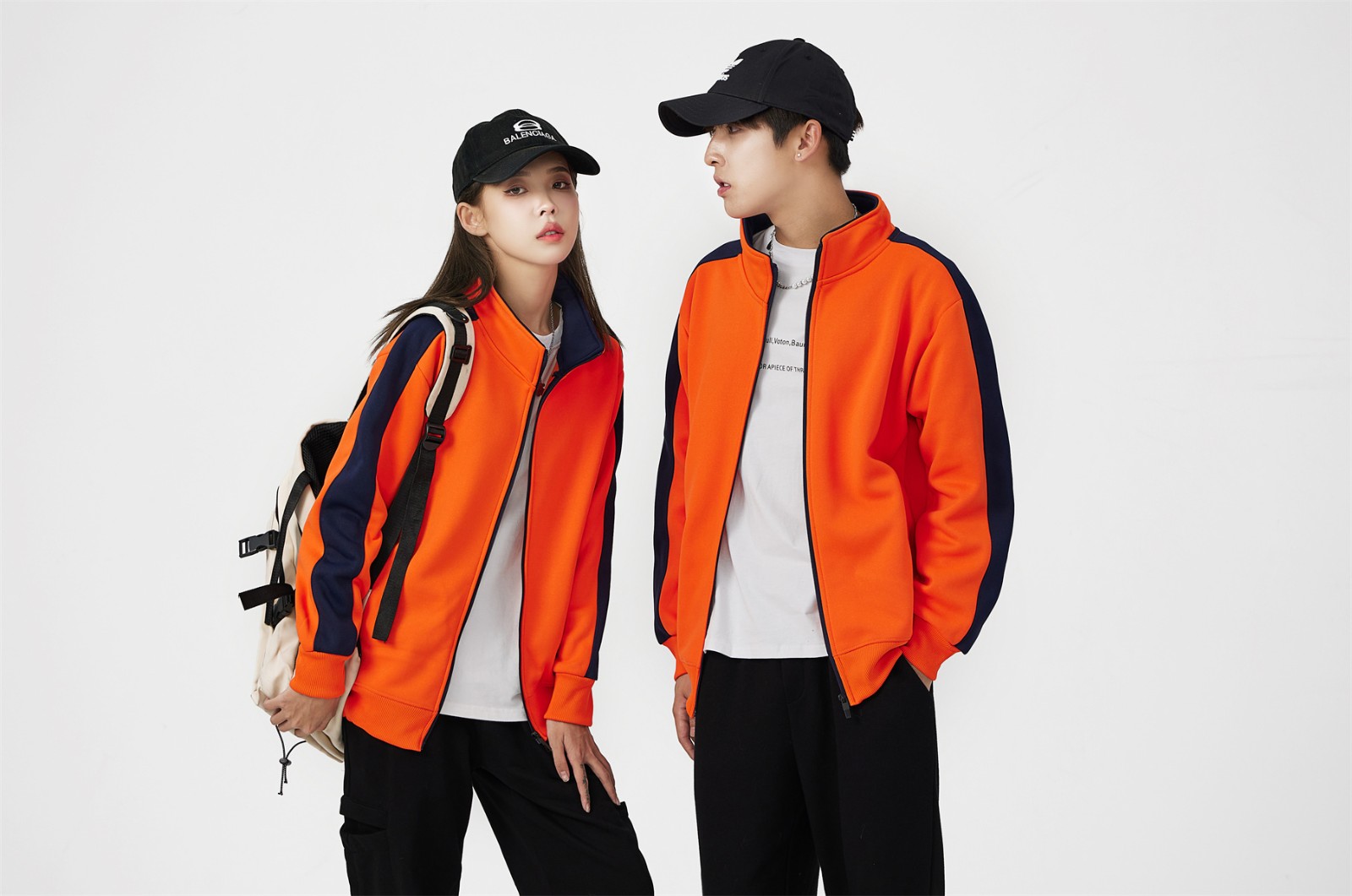 衛衣定做模特上身效果圖