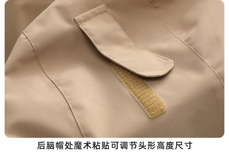 沖鋒衣細節展示